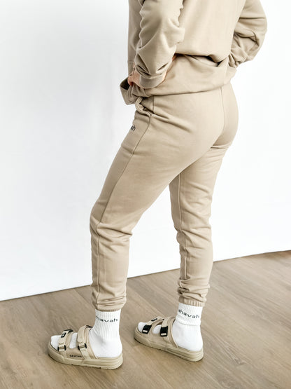 Womens Sweatpants - Camel