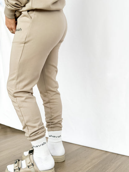 Womens Sweatpants - Camel