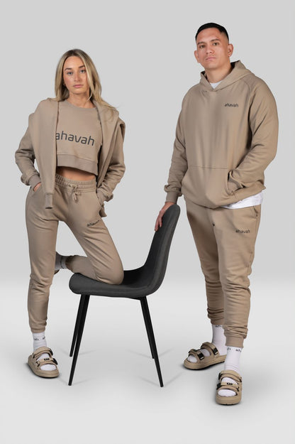 Womens Sweatpants - Camel