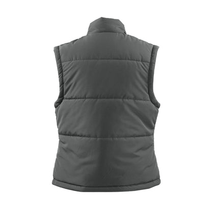 Womens Puffer Vest - Gun Metal