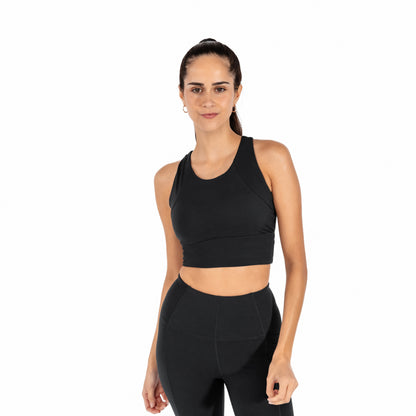 Sports Bra Fitted Cups - Black