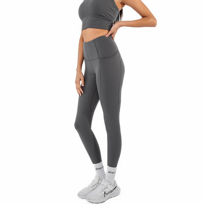 Booty Sculpting Leggings - Plum Grey