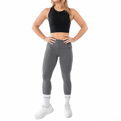 Booty Sculpting Leggings - Plum Grey