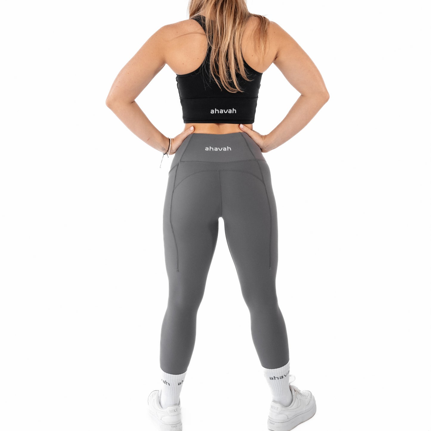 Booty Sculpting Leggings - Plum Grey